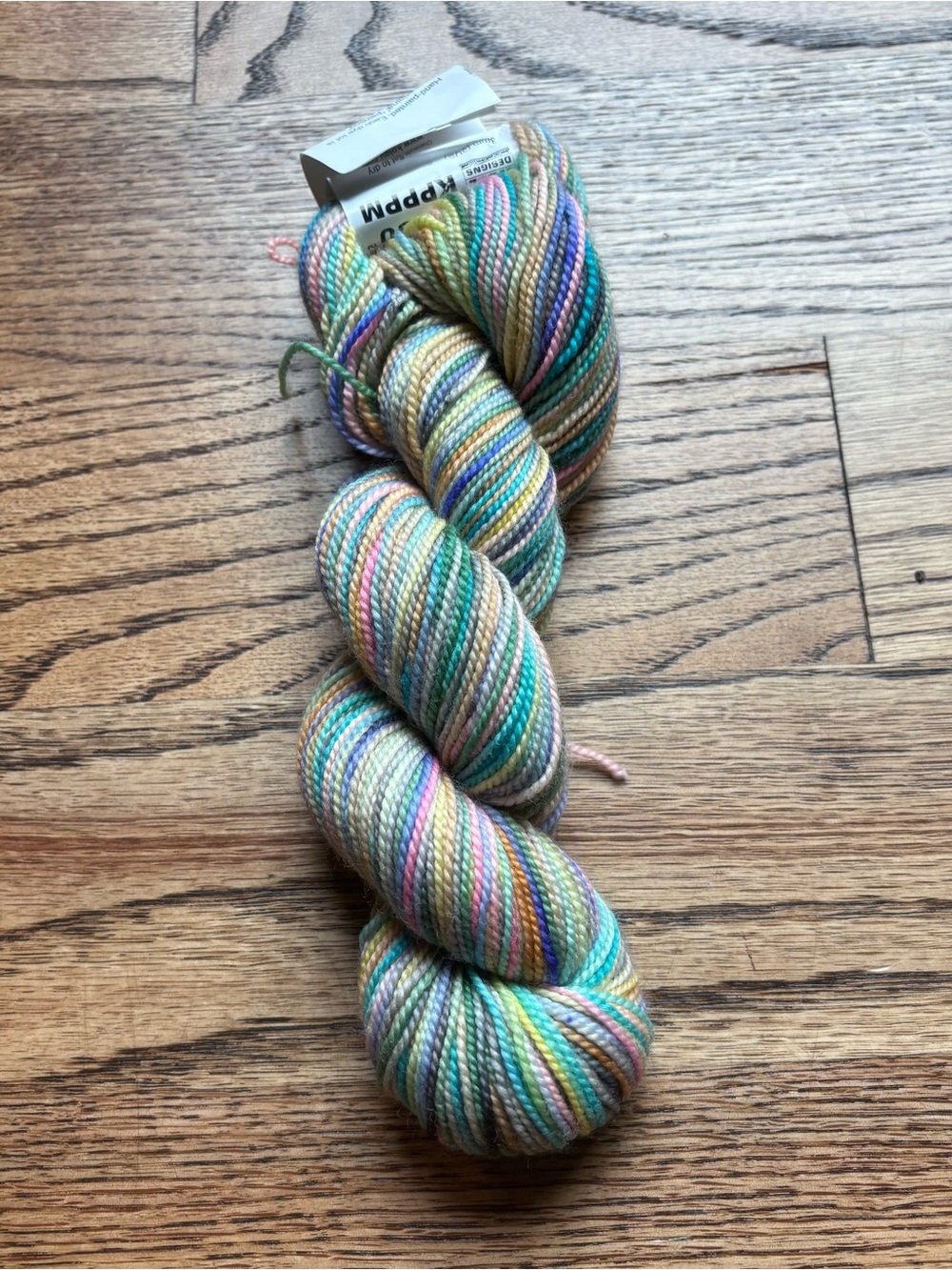 Koigu KPPPM Yarn 100% Merino Wool 175yds Variegated P718B-0002 Pastel Rainbow